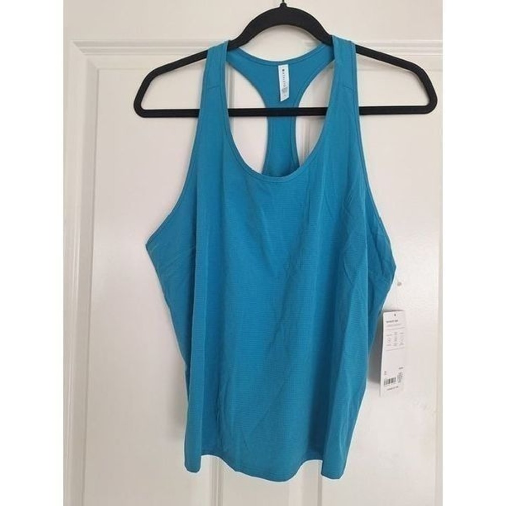 Athleta Blue Navigate Tank Women's Large NWT‎